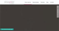 Desktop Screenshot of clinicamillet.es